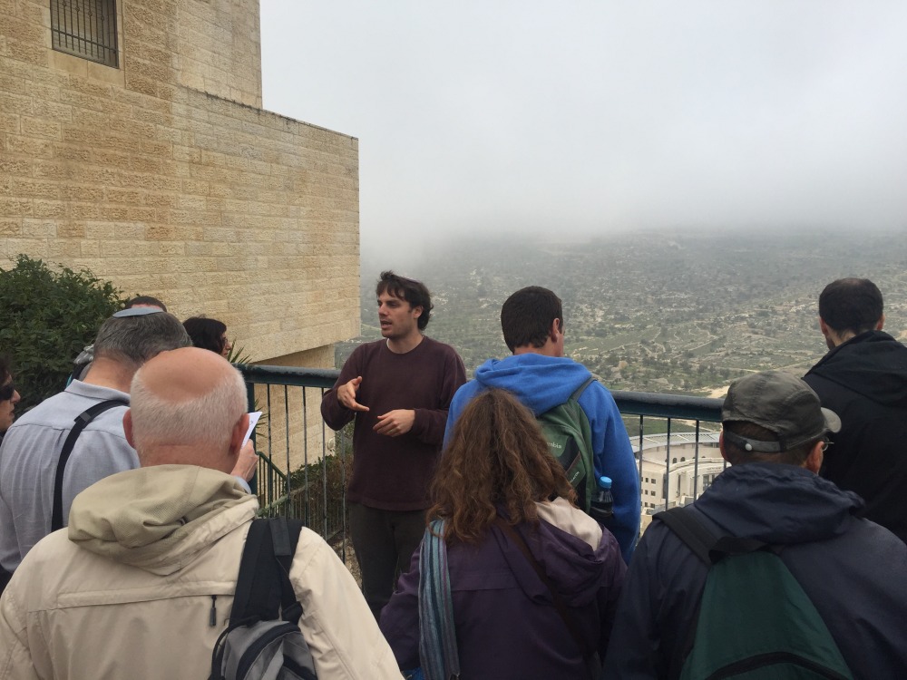 Har Homa on a foggy day