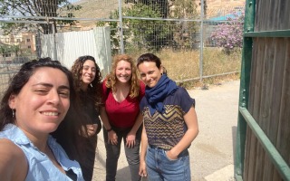Standing for the Holocaust memorial siren in an Arab Israeli town 