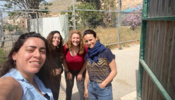 Standing for the Holocaust memorial siren in an Arab Israeli town 