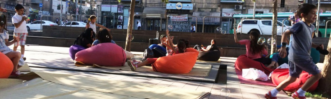 placemaking popup event in jerusalem