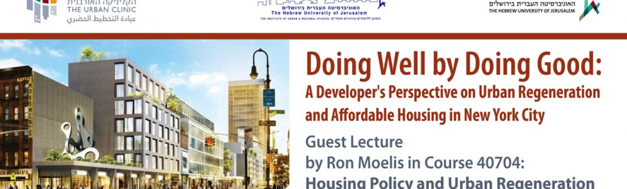NYC Developer Ron Moelis Lectures on Affordable Housing at the Hebrew University 